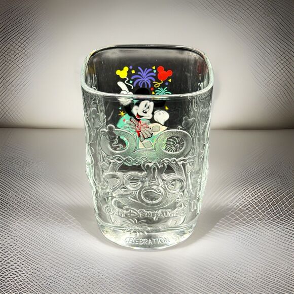 Vintage McDonald’s MK Disney World 2000 “Millennium Celebration” Mickey Glass - Picture 3 of 7